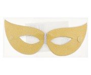 MASKI PAPIEROWE złote - komplet 4 szt BAL IMPREZA 2.jpg