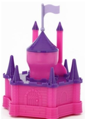 ZESTAW DZIECIĘCY ZAMEK KSIĘŻNICZKI NIEJADKA RÓŻOWY KUBEK 2X TALERZ MISKA SZTUĆCE WIDELEC ŁYŻKA