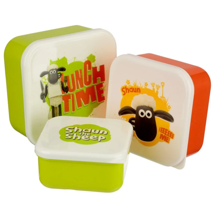 PUDEŁKA ŚNIADANIOWE ZESTAW 3 szt Shaun The Sheep 1.jpg