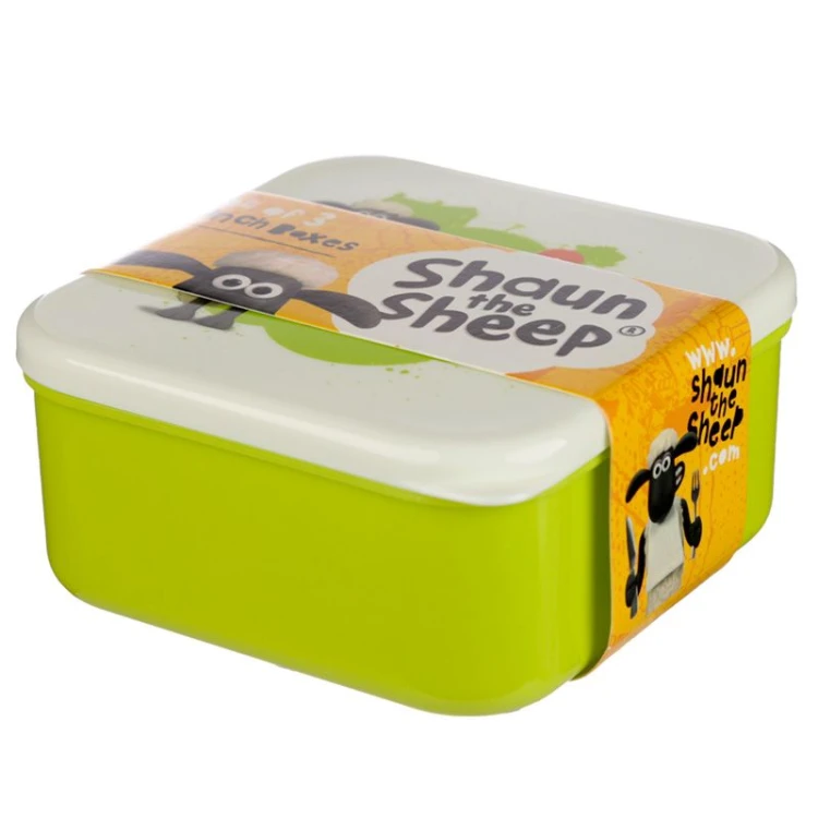 PUDEŁKA ŚNIADANIOWE ZESTAW 3 szt Shaun The Sheep 2.jpg