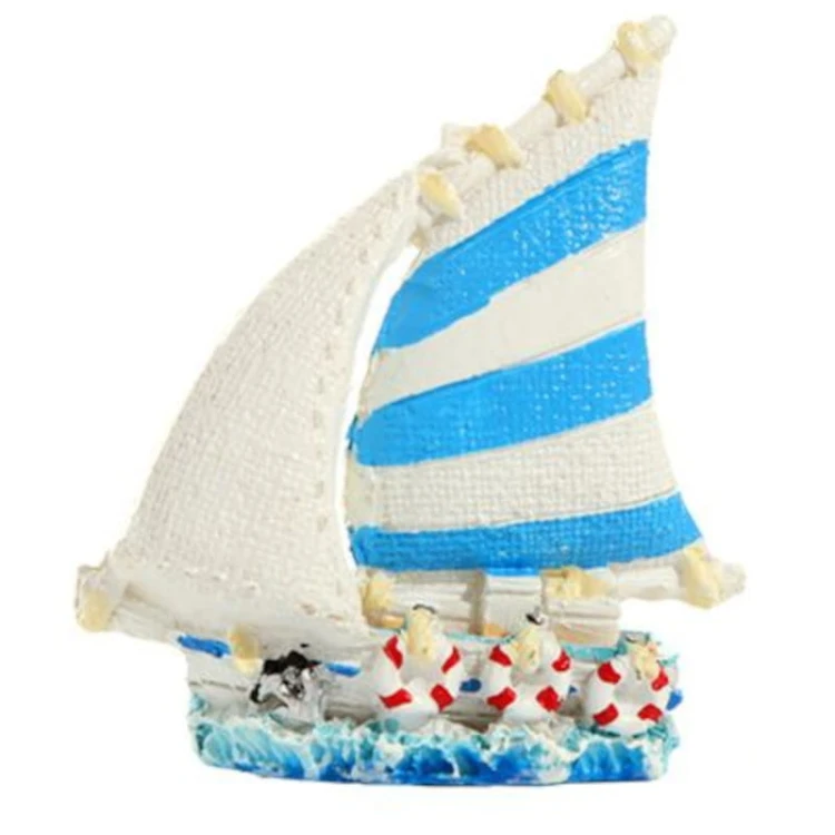 FIGURKA dekoracyjna żaglówka ŻYWICA wzory MORSKA 1.jpg