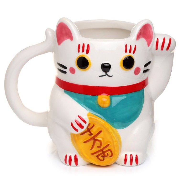 KUBEK Maneki Neko KOT SZCZĘŚCIA Z ŁAPKĄ 350ml DUŻY 1.jpg