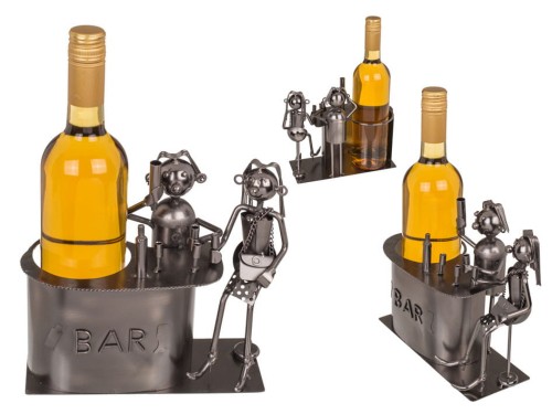 Metalowy STOJAK NA BUTELKĘ - bar PREZENT BARMANA .jpg