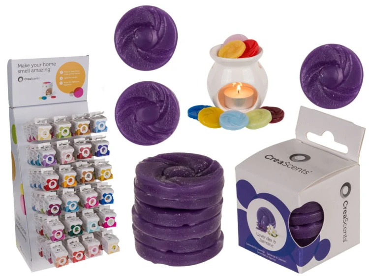 WOSK ZAPACHOWY do kominków 6 szt Lawenda i jaśmin 2.jpg