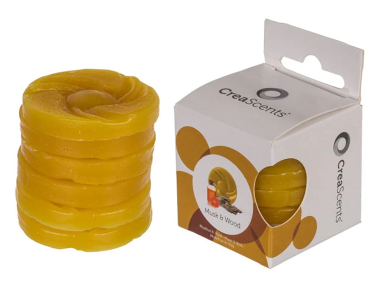 WOSK ZAPACHOWY do kominków 6 szt Piżmo i drewno 1.jpg