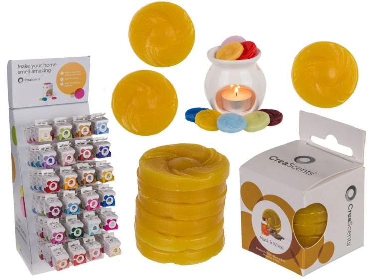 WOSK ZAPACHOWY do kominków 6 szt Piżmo i drewno 2.jpg