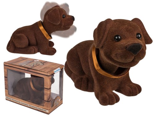 PIESEK z kiwającą główką XL DO SAMOCHODU AUTA PIES .jpg