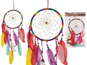 ŁAPACZ SNÓW tęcza dreamcatcher ZAWIESZKA KOLOROWA 3.jpg