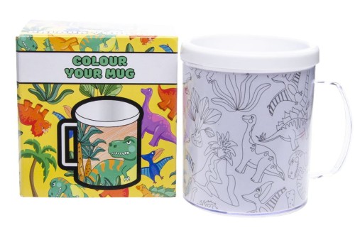 Pokoloruj KUBEK dinozaury +3 szablony DO MALOWANIA 1.jpg