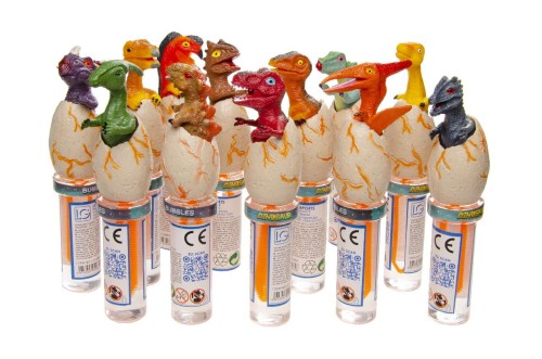 BAŃKI mydlane Dinozaur w jajku DMUCHANE wzory mix 2.jpg