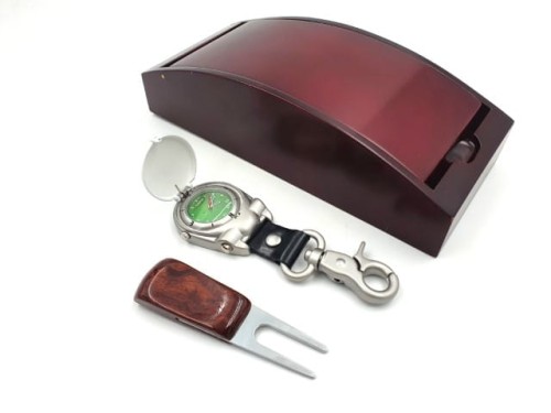 Zestaw prezentowy golfisty BRELOK ZEGAR FORK golf 1.jpg