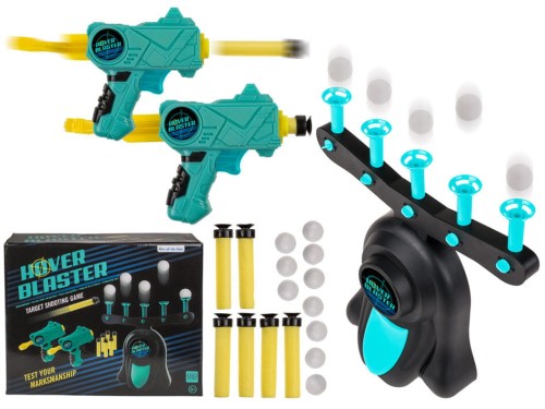 Strzelnica + dwa pistolety Hover Blaster PIŁECZKI .jpg