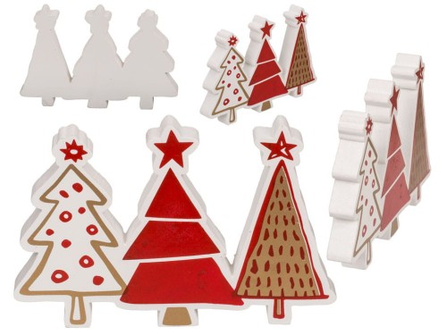 DREWNIANE CHOINKI dekoracja Świąteczna STOJĄCA .jpg