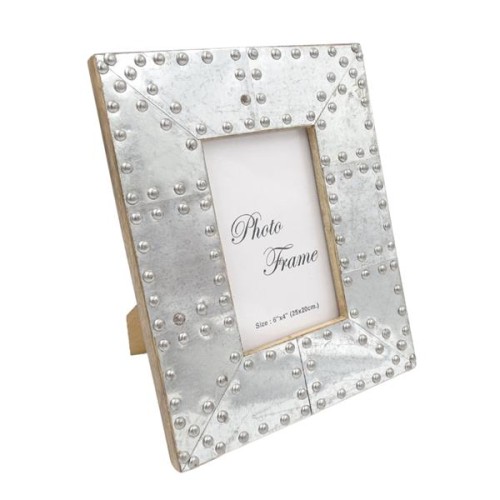 RAMKA 10x15 drewno mangowe NA ZDJĘCIE wzór metal 1.jpg