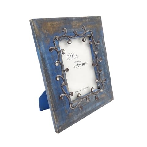 RAMKA 13x18 drewno mangowe NA ZDJĘCIE metal retro 1.jpg