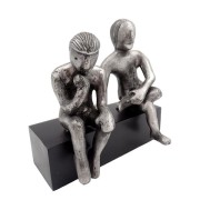 BLIŹNIETA - figurka dekoracyjna metal ZNAK ZODIAKU 1.jpg