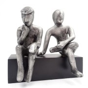 BLIŹNIETA - figurka dekoracyjna metal ZNAK ZODIAKU 2.jpg