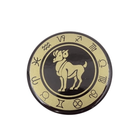 ZNAK ZODIAKU Baran MAGNES emaliowany NA LODÓWKĘ .jpg