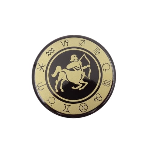 ZNAK ZODIAKU Strzelec MAGNES emaliowany NA LODÓWKĘ .jpg