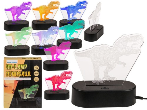 LAMPKA Dinozaur LED zmieniająca kolory LAMPA .jpg