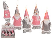 ŚWIECZKA świąteczna bałwan Św. Mikołaj 4h ŚWIECA 2.jpg