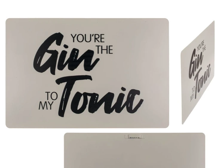 METALOWA TABLICZKA You're the gin to my tonic .jpg