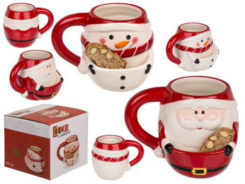 CIASTECZKOWY KUBEK Bałwanek lub Św. Mikołaj ŚWIĘTA 2.jpg