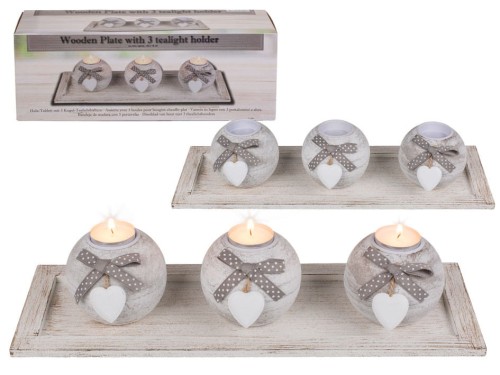 Drewniana podstawka z 3 x ŚWIECZNIK tealight .jpg