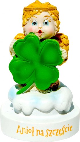 FIGURKA ANIOŁKA - Anioł na szczęście 6 cm NAPIS .jpg