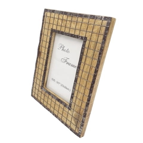 RAMKA 13x18 drewno mangowe metalowe wzory ZDJĘCIE 2.jpg