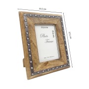 RAMKA 13x18 ZDJĘCIE drewno mangowe metalowe nity 4.jpg