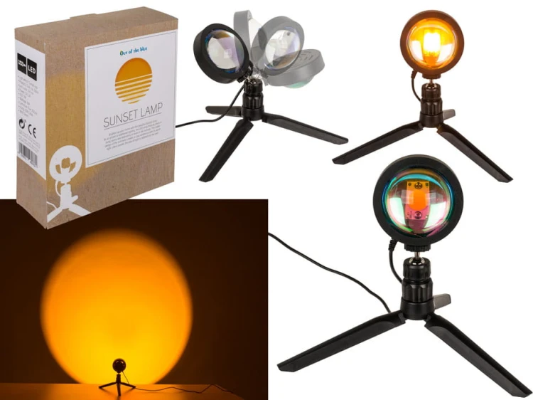 LAMPA PROJEKCYJNA Zachód Słońca LED LAMPKA USB .jpg