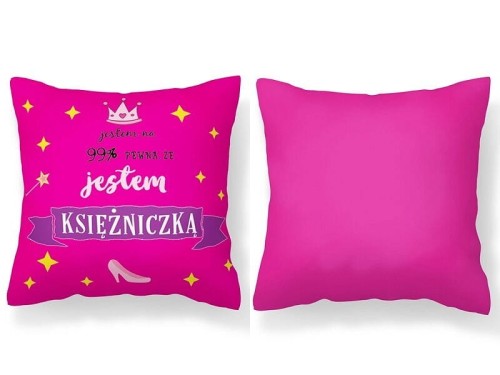 DEKORACYJNA POUSZKA jestem księżniczką PODUCHA .jpg