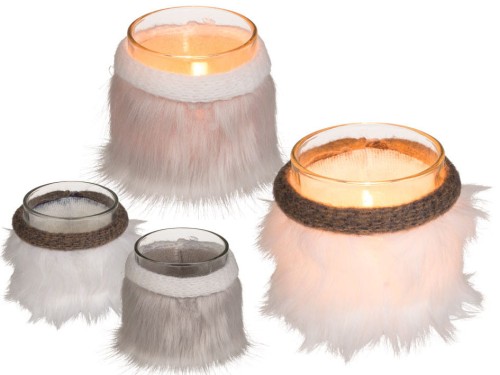 ŚWIECZNIK zimowy w futerku na tealight ŚWIECZKA 2.jpg