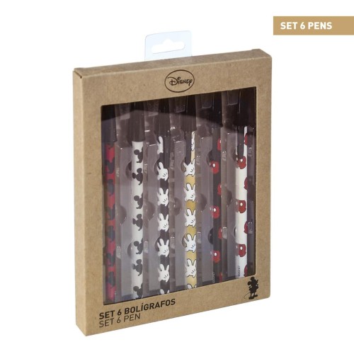 Zestaw DŁUGOPISÓW Disney Mickey Mouse LICENCJA 6szt 2.jpg
