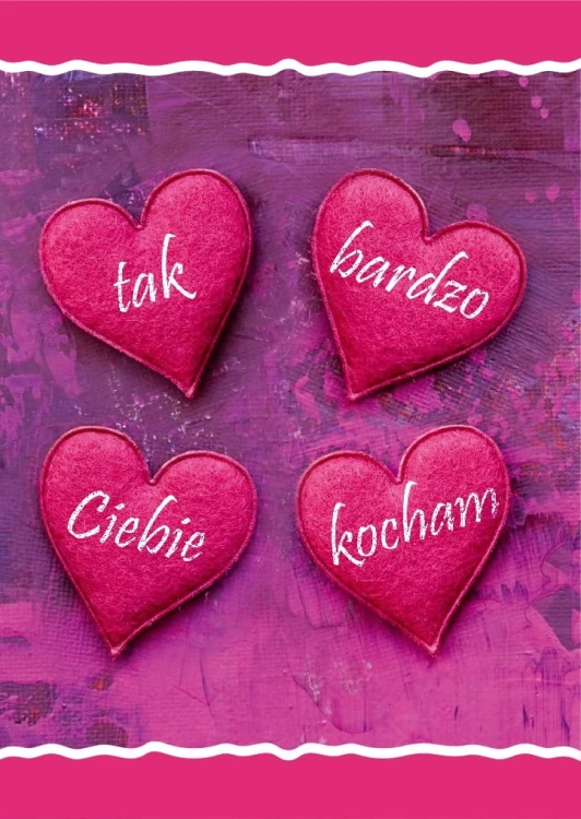 Karnet walentynkowy z kopertą Pocztówka Tak Bardzo... 1