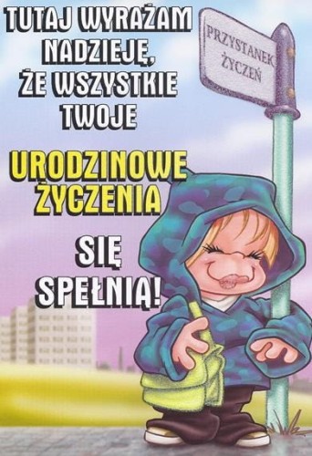 KARNET POCZTÓWKA KOPERTĄ URODZINY URODZINOWA KARTKA 1