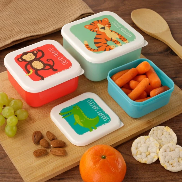 Pudełka śniadaniowe ZOO Pojemniki Żywność 3 szt (6).jpg