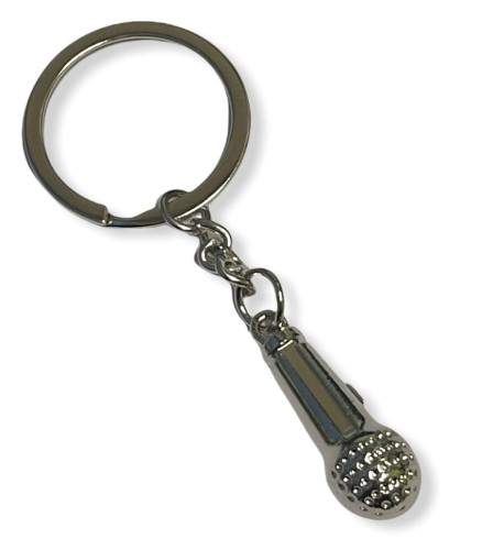 Brelok fana muzyki - mikrofon Breloczek Muzyka .jpg