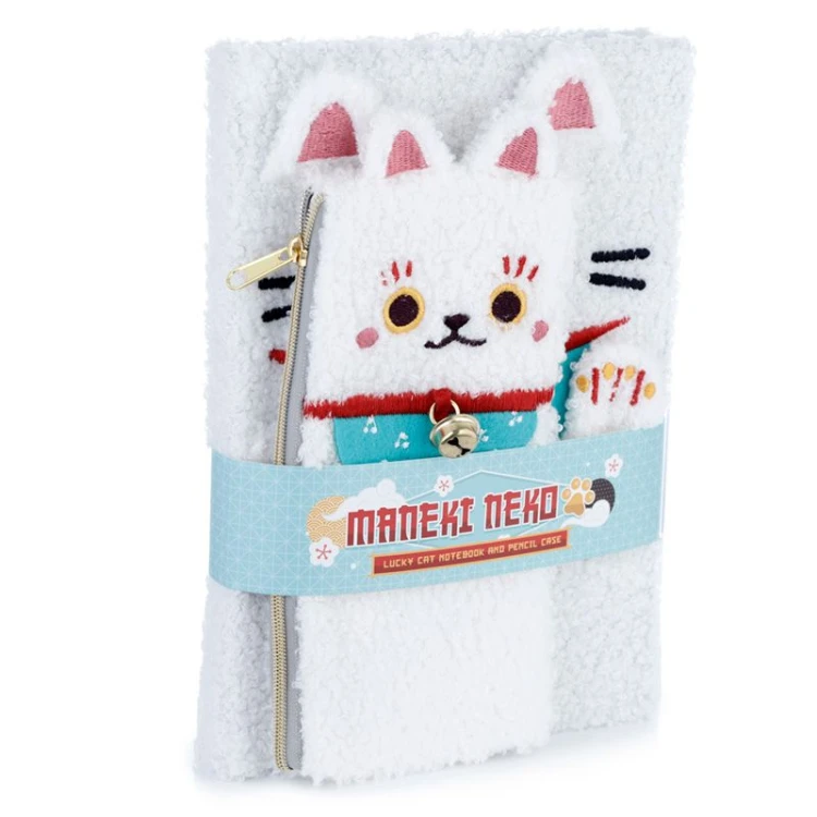 Zestaw Piórnik + Zeszyt Maneki Neko Kot Szczęścia (1).jpg