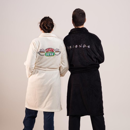 Szlafrok męski Friends Przyjaciele LICENCJA czarny (2).jpg