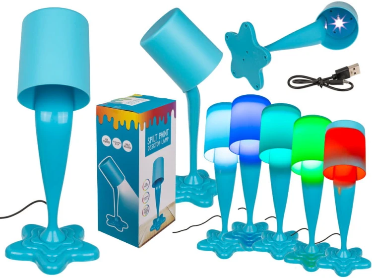Rozlana lampka LED - niebieska USB Zmienia Kolory .jpg
