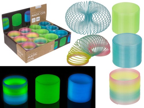 Sprężyna do zabawy Świecąca w Ciemności Sprężynka 2.jpg