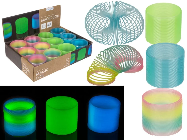 Sprężyna do zabawy Świecąca w Ciemności Sprężynka 2.jpg