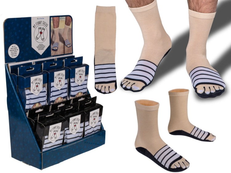 Skarpetki Kapcie Klapki Śmieszne uniwersalne 35-44 2.jpg