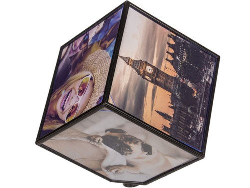 Ramka Obrotowa Kostka Czarna 6 Zdjęcia Foto 10x10 1.jpg