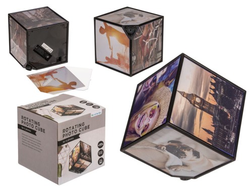 Ramka Obrotowa Kostka Czarna 6 Zdjęcia Foto 10x10 2.jpg
