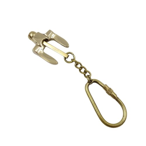 Brelok exclusive kotwica Mosiądz Metal breloczek (2).jpg