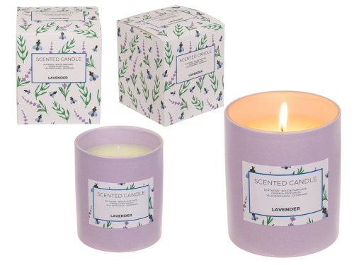 Świeca zapachowa w słoiczku - lawenda Pachnąca 31h .jpg