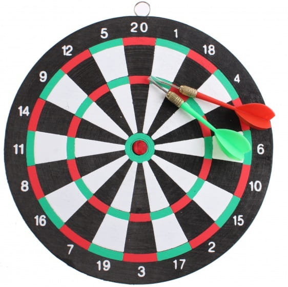 Gra Dart 24 cm Rzutki Lotki Tarcza do gry .jpg